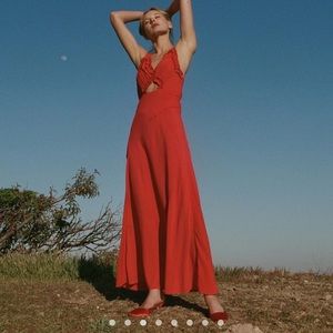 DOEN Amoretta Dress in Tigerlilly